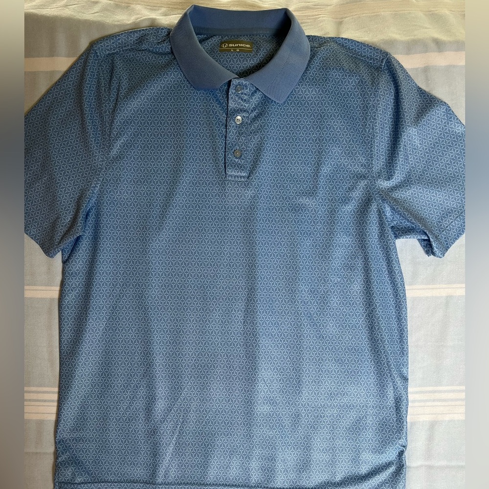 Sunice - Golf - Men’s Sky Blue Polo Shirt